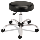 HON® Adjustable Task/Lab Stool, Backless, Supports Up to 250 lb, 17.25" to 22" Seat Height, Black Seat, Steel Base (HONMTS01EA11)