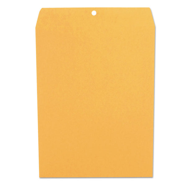 Universal® Kraft Clasp Envelope, #12 1/2, Square Flap, Clasp/Gummed Closure, 9.5 x 12.5, Brown Kraft, 100/Box (UNV42907)