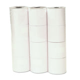 Universal® Impact and Inkjet Print Bond Paper Rolls, 0.5" Core, 2.25" x 130 ft, White, 12/Pack (UNV35715GN)