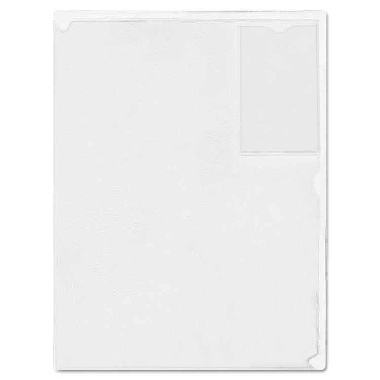 Advantus Kleer-File Poly Folder with ID Pocket, Letter Size, Transparent (AVTANG12) Each