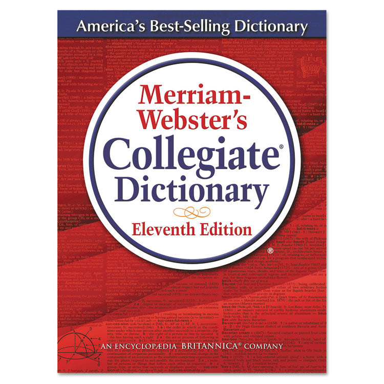 Merriam Webster® Merriam-Webster’s Collegiate Dictionary, 11th Edition, Hardcover, 1,664 Pages (MER8095) Each