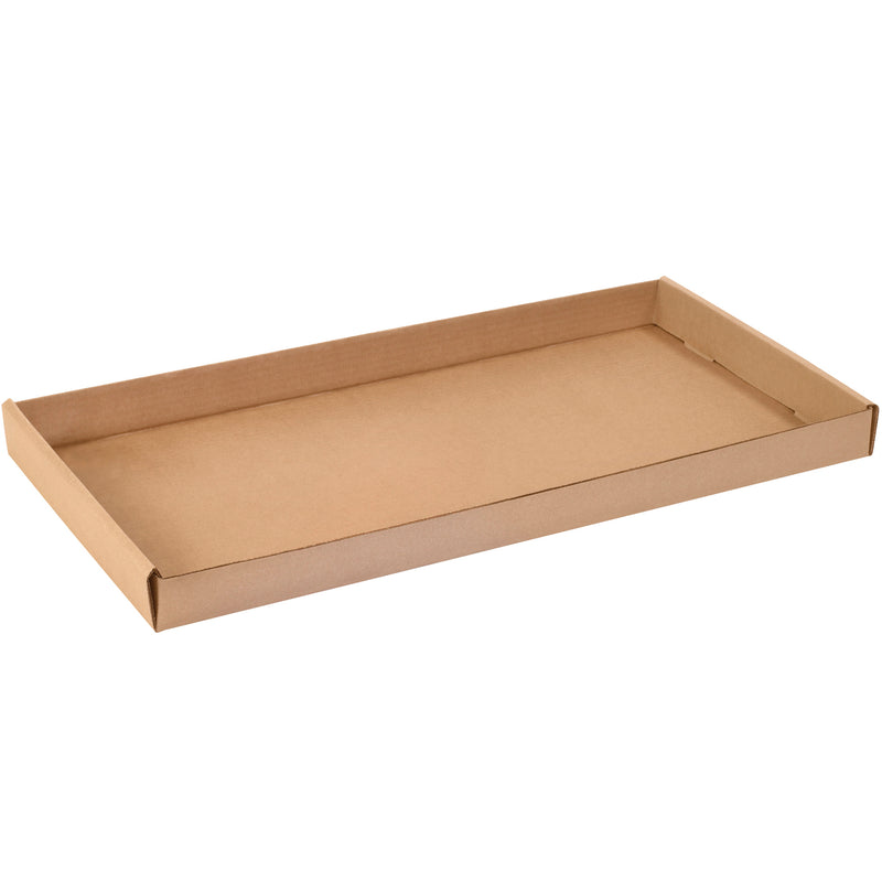 24 x 12 x 1 3/4" Kraft Corrugated Trays (24122CT) Bundle Of 50