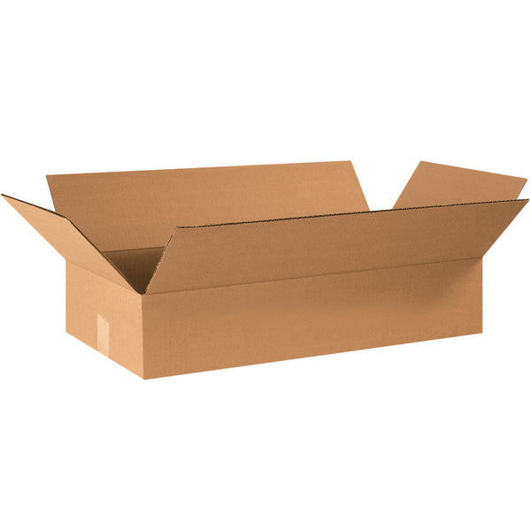 24 x 12 x 4" Flat Corrugated Boxes (24124) Bundle Of 25