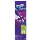 Swiffer® WetJet Mop, 11 x 5 White Cloth Head, 46" Purple/Silver Aluminum/Plastic Handle, 2/Carton (PGC92811CT)