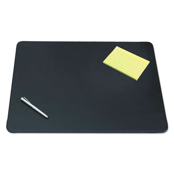 Artistic® Sagamore Desk Pad, with Decorative Stitching, 24 x 19, Black (AOP510041)