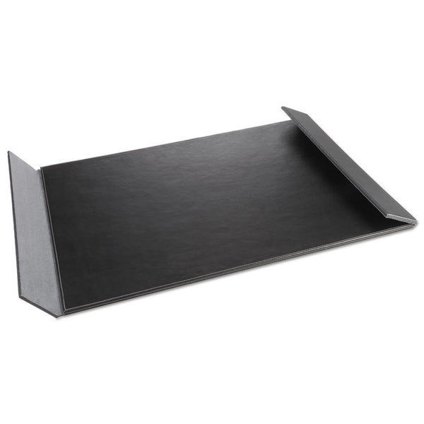 Artistic® Monticello Desk Pad, with Fold-Out Sides, 24 x 19, Black (AOP5240BG)