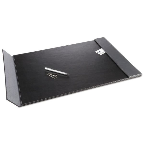 Artistic® Monticello Desk Pad, with Fold-Out Sides, 24 x 19, Black (AOP5240BG)