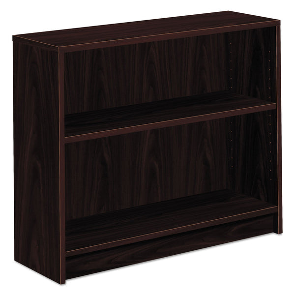 HON® 1870 Series Bookcase, Two-Shelf, 36w x 11.5d x 29.88h, Mahogany (HON1871N)