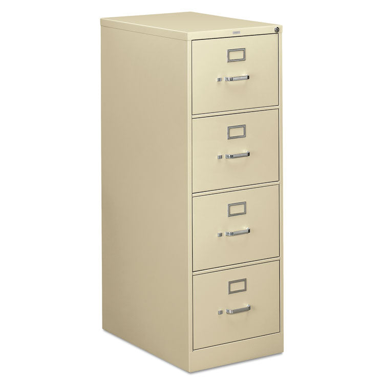 HON® 310 Series Vertical File, 4 Legal-Size File Drawers, Putty, 18.25" x 26.5" x 52" (HON314CPL)