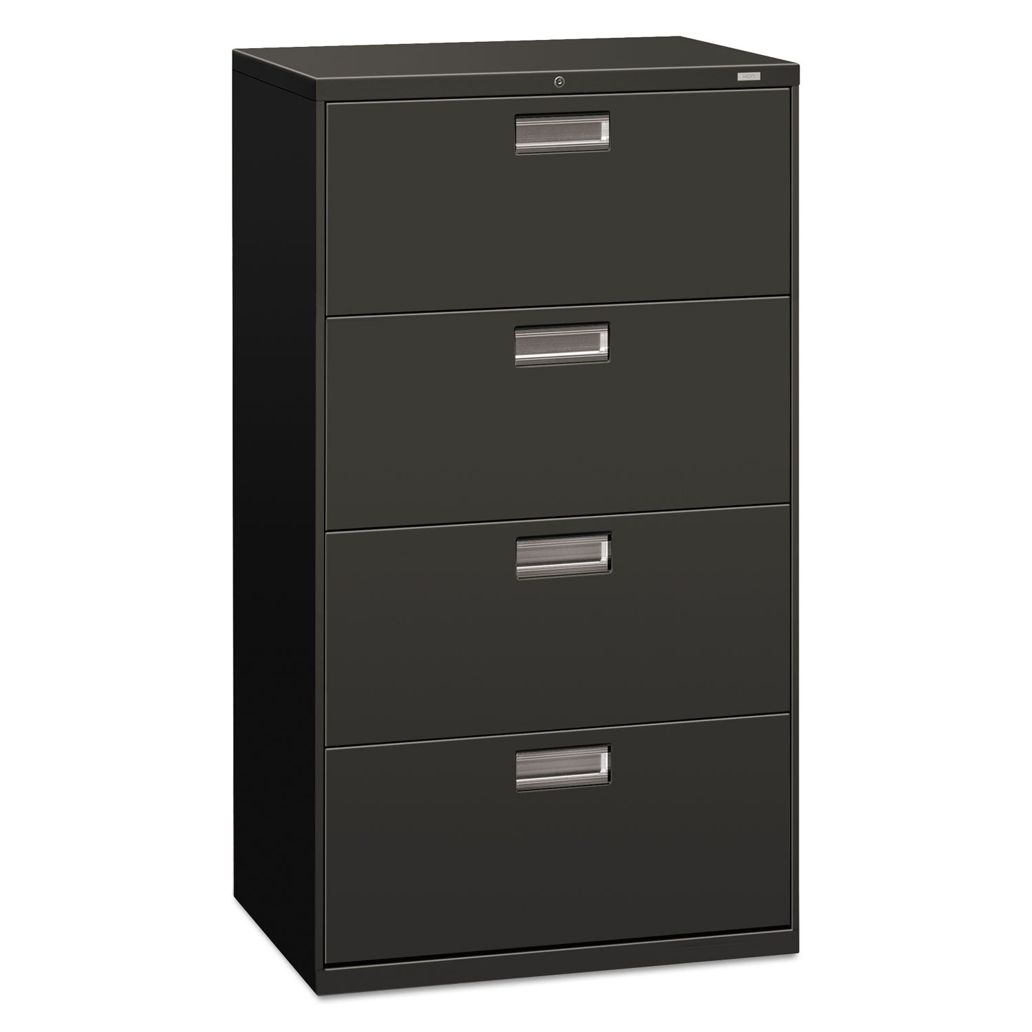 HON® Brigade 600 Series Lateral File, 4 Legal/Letter-Size File Drawers ...