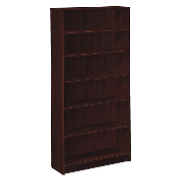 HON® 1870 Series Bookcase, Six-Shelf, 36w x 11.5d x 72.63h, Mahogany (HON1876N)