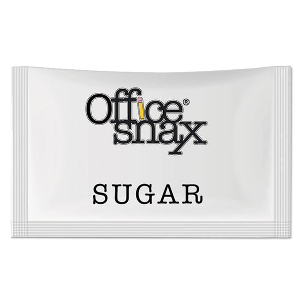 Office Snax® Premeasured Single-Serve Sugar Packets, 1200/Carton (OFX00021)