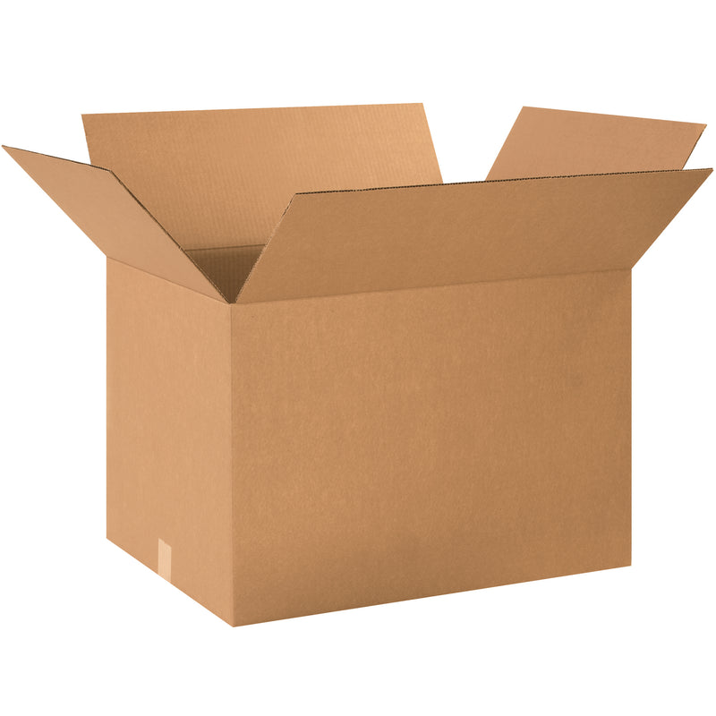 Corrugated Boxes, 24" x 18" x 16", Kraft, 15/Bundle (241816) Bundle Of 15