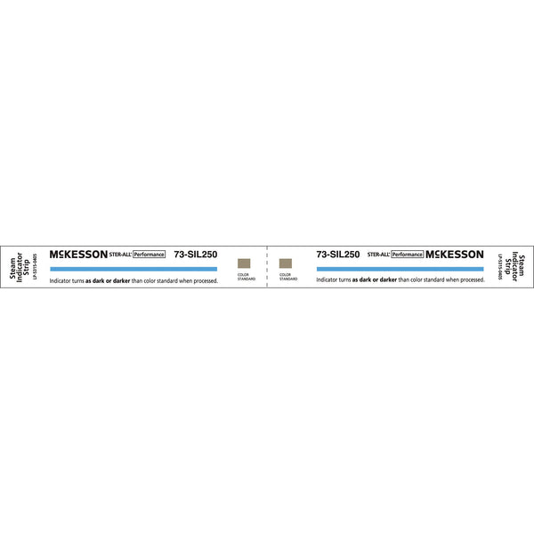 McKesson Sterilization Chemical Indicator Strip Steam 8 Inch Length (524534_CS) 10/CS