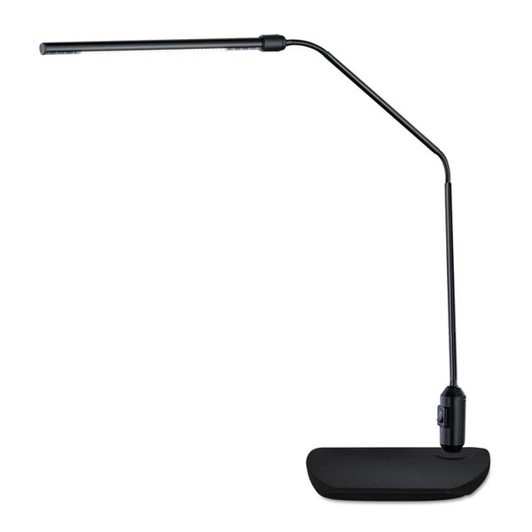 Alera® LED Desk Lamp With Interchangeable Base Or Clamp, 5.13w x 21.75d x 21.75h, Black (ALELED902B)