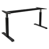 Alera® AdaptivErgo Sit-Stand Pneumatic Height-Adjustable Table Base, 59.06" x 28.35" x 26.18" to 39.57", Black (ALEHTPN1B)