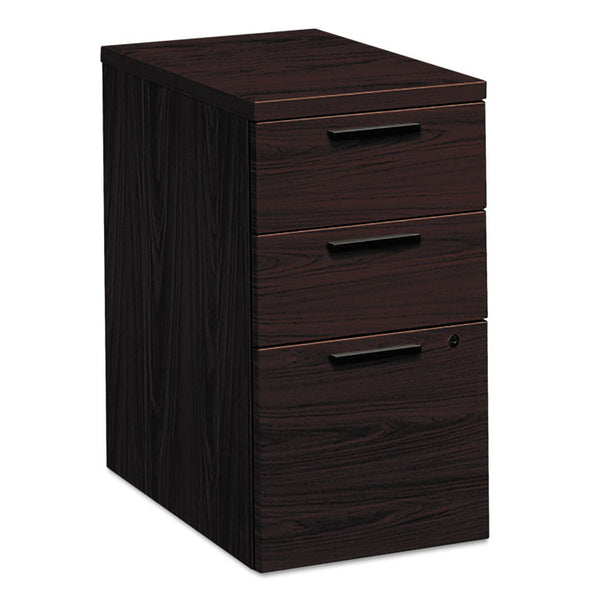 HON 10500 Series Box/Box/File Mobile Pedestal, 15.75w x 22.75d x 28h, Mahogany (HON105102NN)