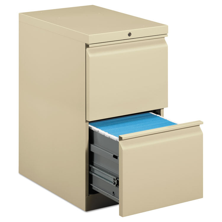 HON Efficiencies Mobile File/File Pedestal, 15w x 22.88d x 28h, Putty (HON33823RL)