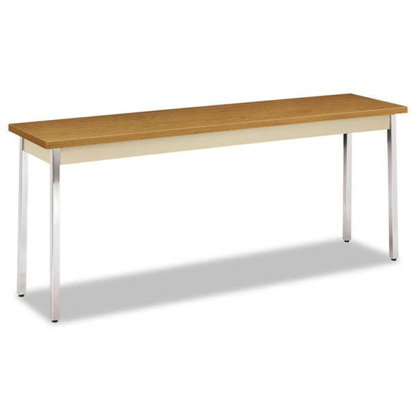 HON® Utility Table, Rectangular, 72w x 18d x 29h, Harvest/Putty (HONUTM1872CLCHR)