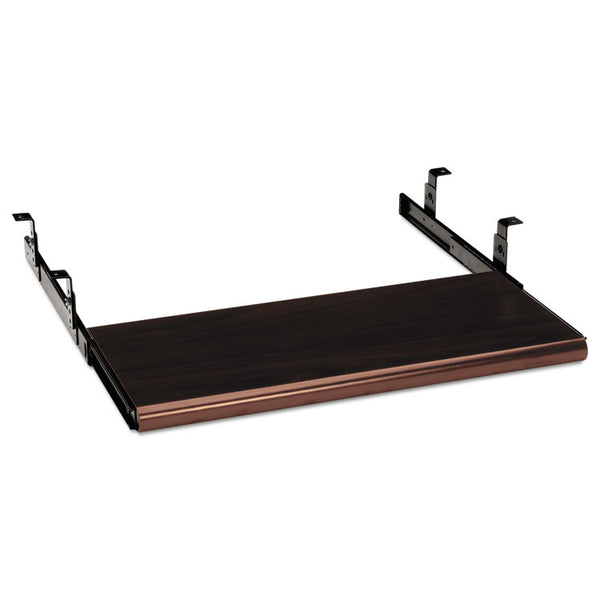 HON® Slide-Away Keyboard Platform, Laminate, 21.5w x 10d, Mahogany (HON4022N)