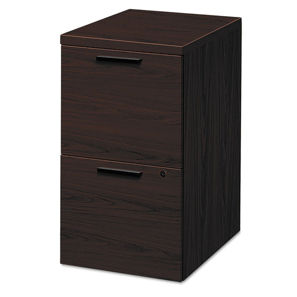 HON 10500 Series File/File Mobile Pedestal, 15.75w x 22.75d x 28h, Mahogany (HON105104NN)