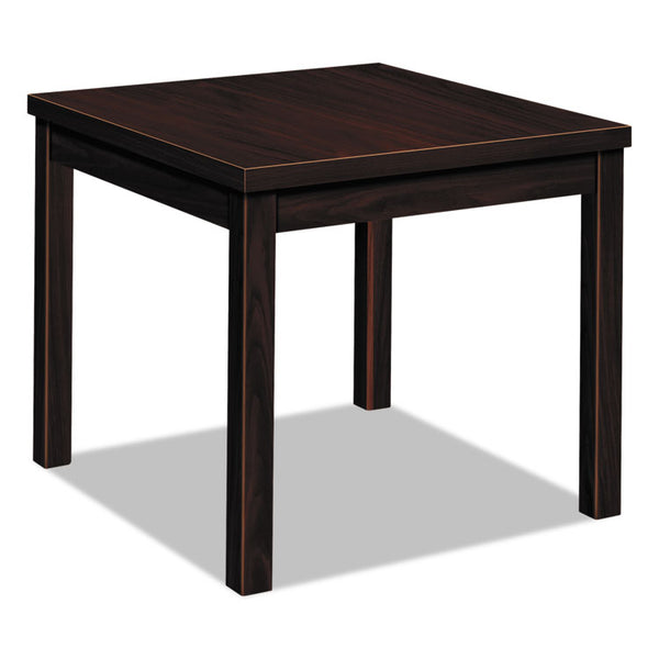 HON® Laminate Occasional Table, Square, 24w x 24d x 20h, Mahogany (HON80192NN)