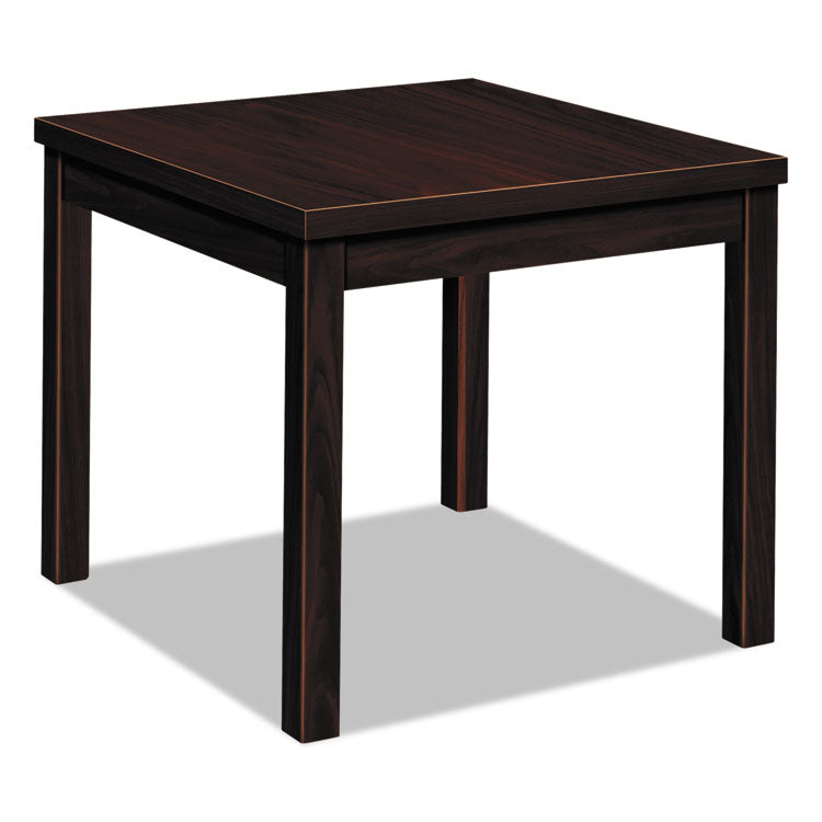 HON® Laminate Occasional Table, Square, 24w x 24d x 20h, Mahogany (HON80192NN)