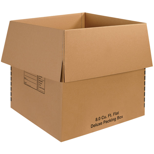 24 x 24 x 24" Deluxe Packing Boxes (242424DPB) Bundle Of 10