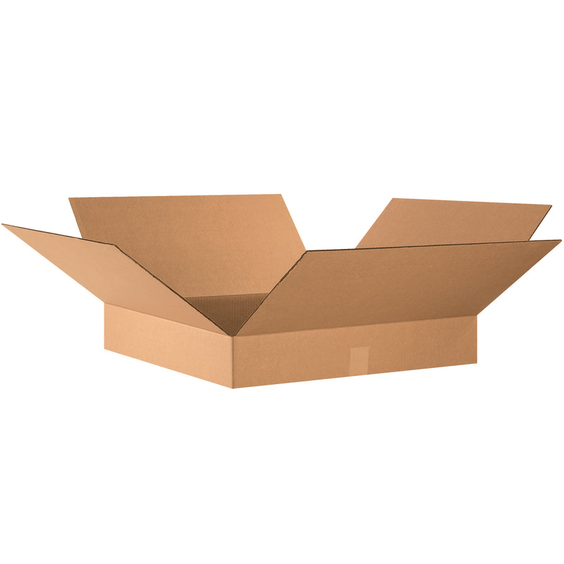 24 x 24 x 4" Flat Corrugated Boxes (24244) Bundle Of 10
