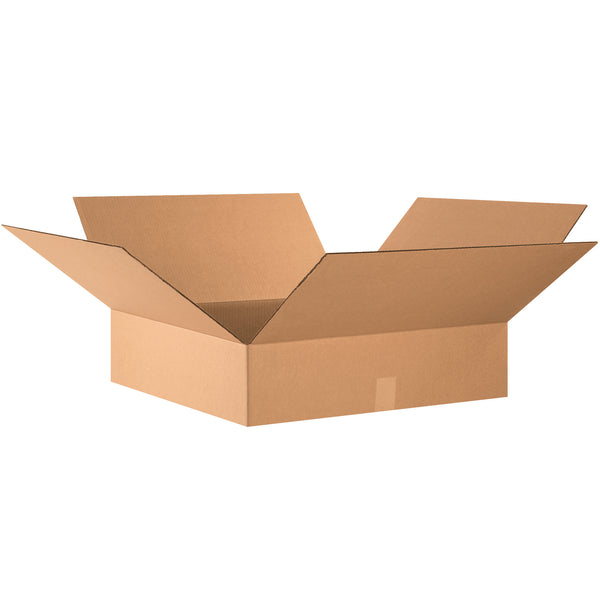24 x 24 x 6" Flat Corrugated Boxes (24246) Bundle Of 10