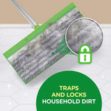 Swiffer® Wet Saturated Wet Mop Pad Bound Edge White Cloth Disposable (1260306_CT) 72/CT