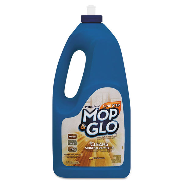 Professional MOP & GLO® Triple Action Floor Shine Cleaner, Fresh Citrus Scent, 64 oz Bottle, 6/Carton (RAC74297CT)