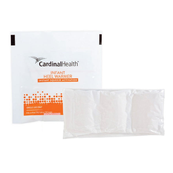 Cardinal Health™ Instant Infant Heel Warmer Heel One Size Fits Most Plastic Cover Disposable (338344_CS) 100/CS