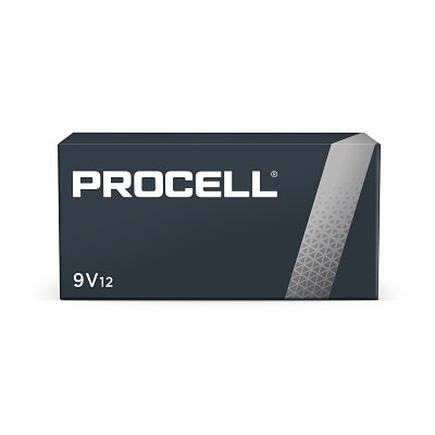 Duracell Procell Battery, Non-Rechargeable Dry Cell Alkaline, 9V, 12/PK (243-PC1604BKD) 12 EA / PK