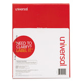Universal® Copier Mailing Labels, Copiers, 1 x 2.81, White, 33/Sheet, 100 Sheets/Box (UNV90102) Pack of 3300