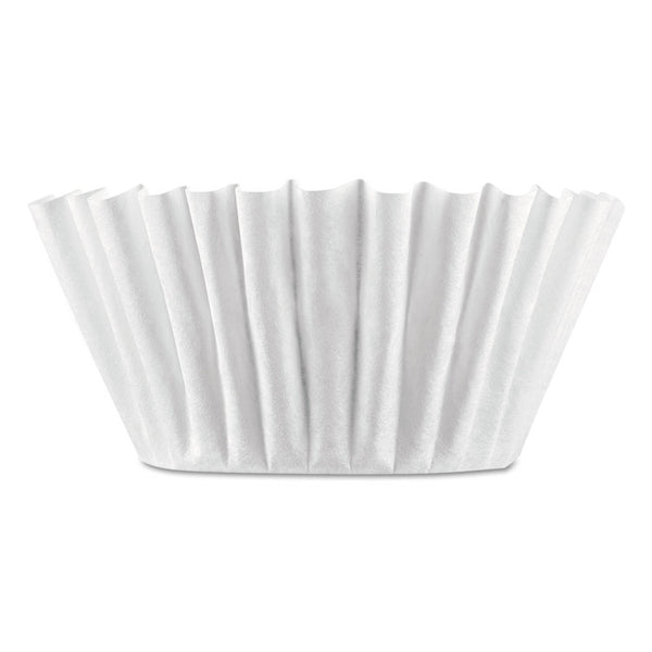 BUNN® Coffee Filters, 8 to 12 Cup Size, Flat Bottom, 100/Pack, 12 Packs/Carton (BUNBCF100BCT)