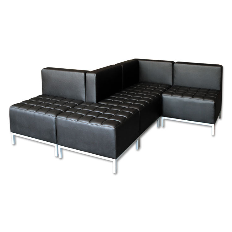 Alera® Alera QUB Series Armless L Sectional, 26.38w x 26.38d x 30.5h, Black (ALEQB8116) Each