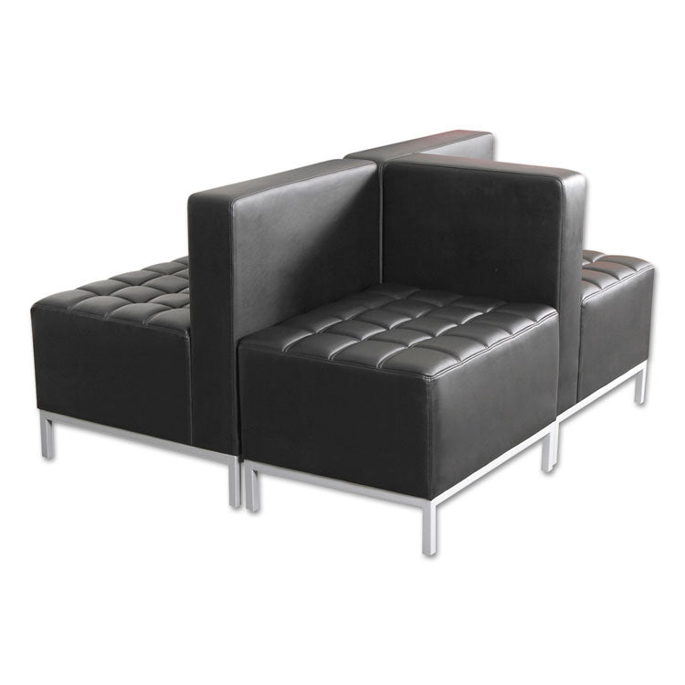 Alera® Alera QUB Series Armless L Sectional, 26.38w x 26.38d x 30.5h, Black (ALEQB8116) Each