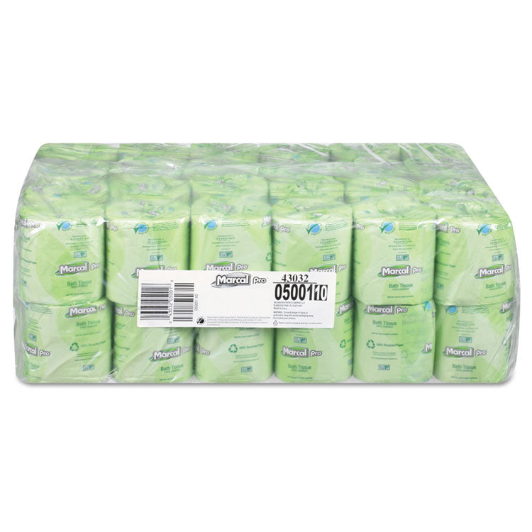 Marcal PRO™ 100% Recycled 2-Ply Bath Tissue, Septic Safe, 2-Ply, White, 500 Sheets/Roll, 48 Rolls/Carton (MRC5001)