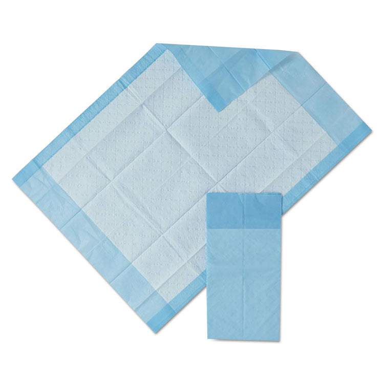 Medline Protection Plus Disposable Underpads, 17" x 24", Blue, 25/Bag (MIIMSC281224C)