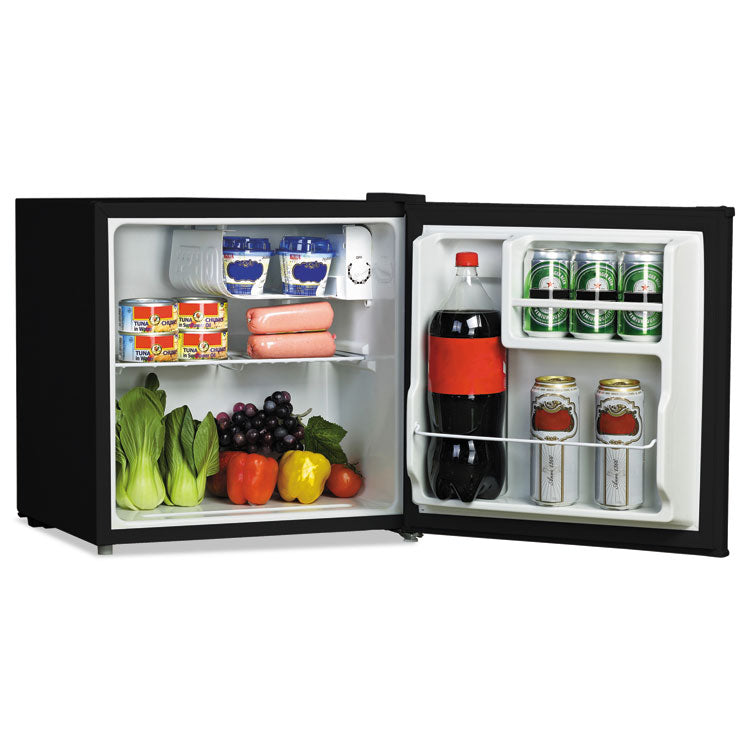 Alera™ 1.6 Cu. Ft. Refrigerator with Chiller Compartment, Black (ALERF616B)