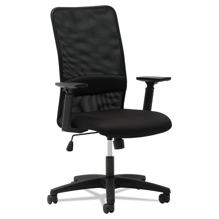 OIF Mesh High-Back Chair, Supports Up to 225 lb, 16" to 20.5" Seat Height, Black (OIFSM4117)