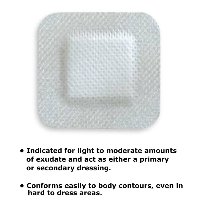 McKesson Island Dressing 4 X 4 Inch Square NonSterile (883053_EA) 1/EA