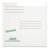 Quality Park™ Redi-File Disk Pocket/Mailer for CDs/DVDs, Square Flap, Tuck-Tab Closure, 6 x 5.88, White, 10/Pack (QUA64112) Pack of 10