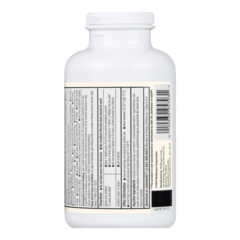 Foster & Thrive™ Pain Relief 200 mg Strength Ibuprofen Tablet 500 per Bottle (1238922_BT) 1/BT