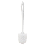 Rubbermaid® Commercial Toilet Bowl Brush, 10" Handle, White (RCP631000WE)