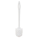 Rubbermaid® Commercial Toilet Bowl Brush, 10" Handle, White (RCP631000WE)