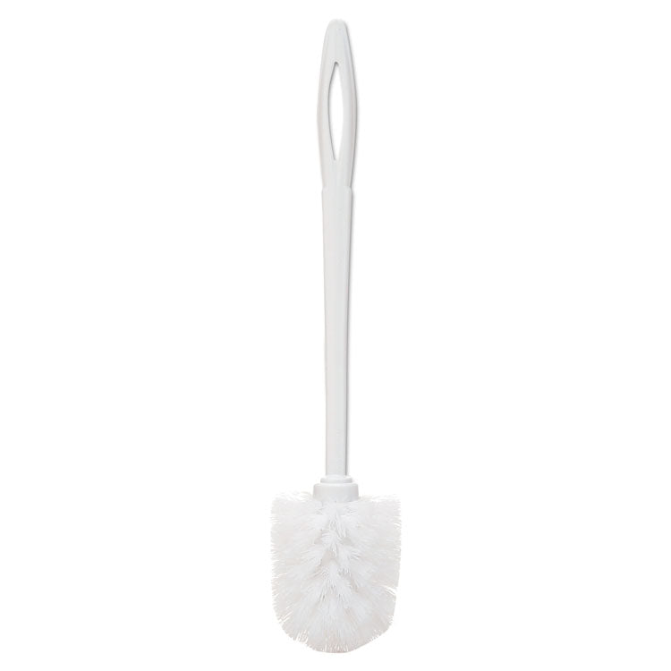 Rubbermaid® Commercial Toilet Bowl Brush, 10" Handle, White (RCP631000WE)