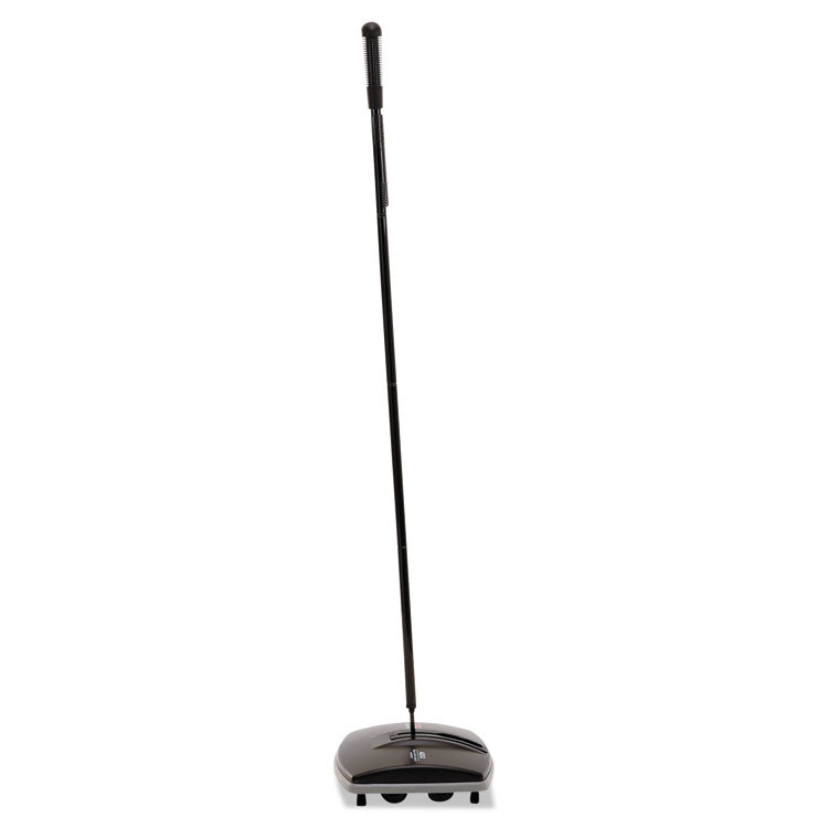 Rubbermaid® Commercial Floor and Carpet Sweeper, 44" Handle, Black/Gray (RCP421288BLA)