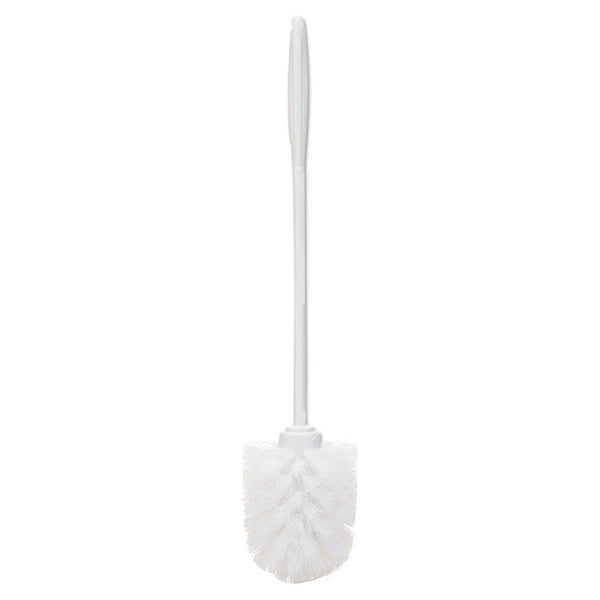 Rubbermaid® Commercial Commercial-GradeToilet Bowl Brush, 10" Handle, White, 24/Carton (RCP631000WECT) Case of 24